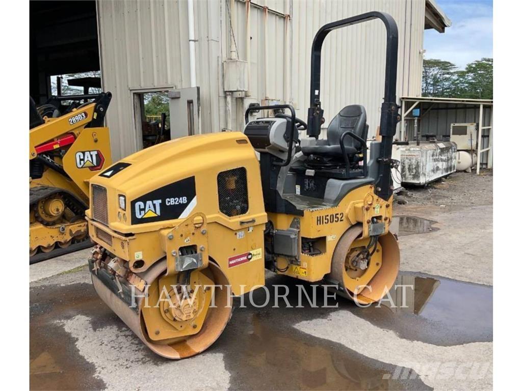 CAT CB24B Twin drum rollers