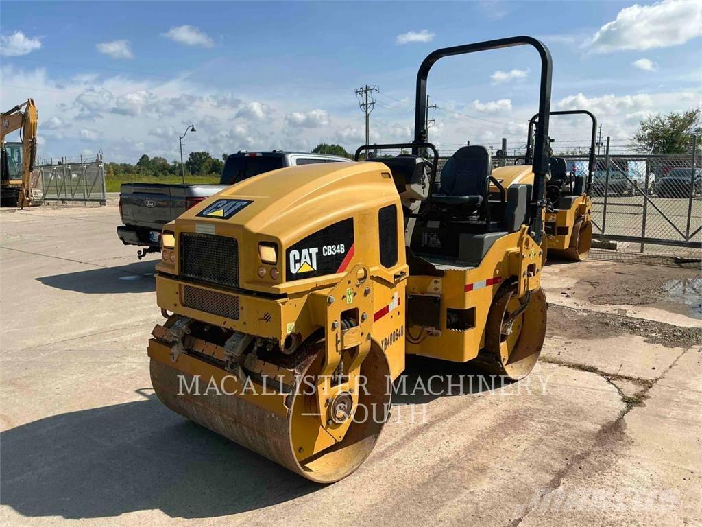 CAT CB34B Twin drum rollers
