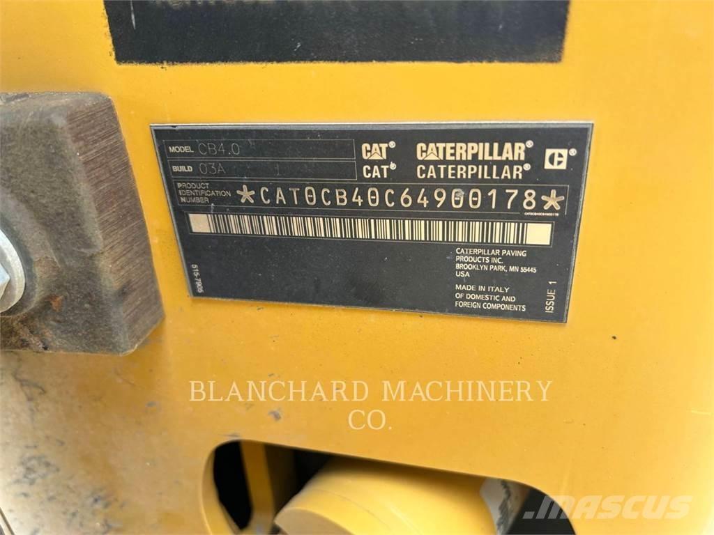 CAT CB4.0 Twin drum rollers