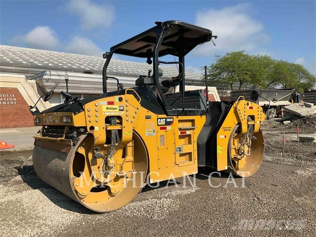 CAT CB64B Z Twin drum rollers