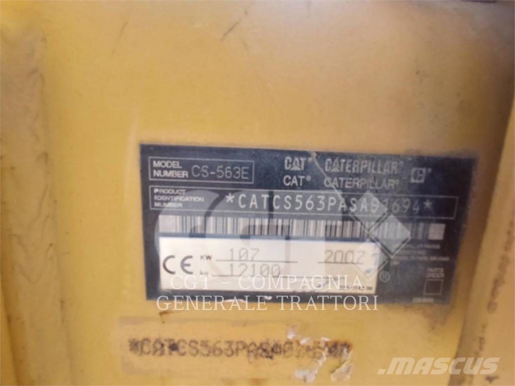 CAT CS563E Single drum rollers