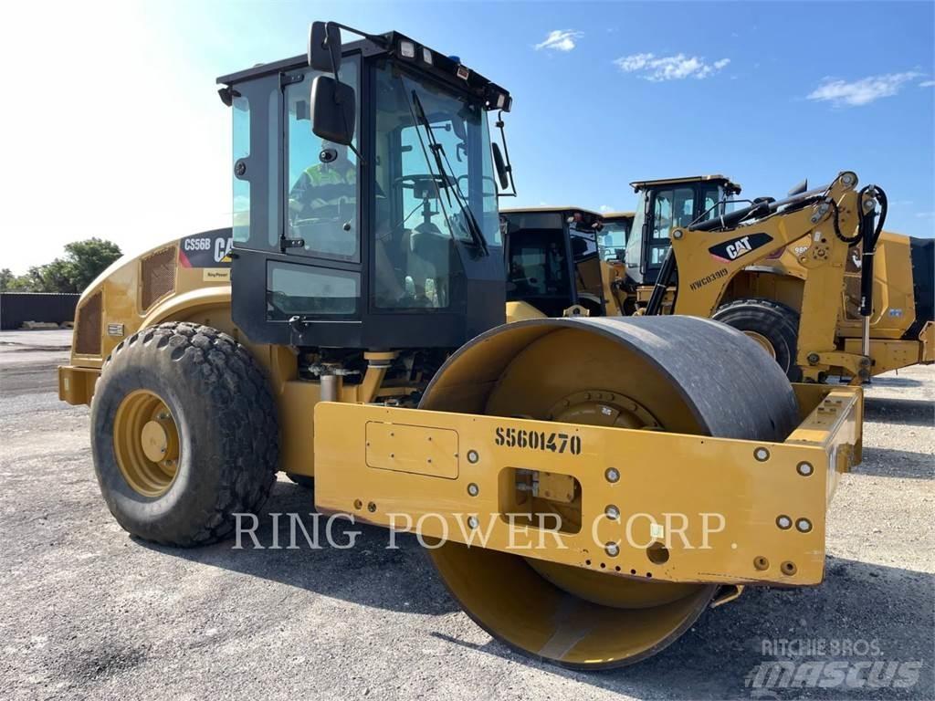 CAT CS56B BLUE Twin drum rollers