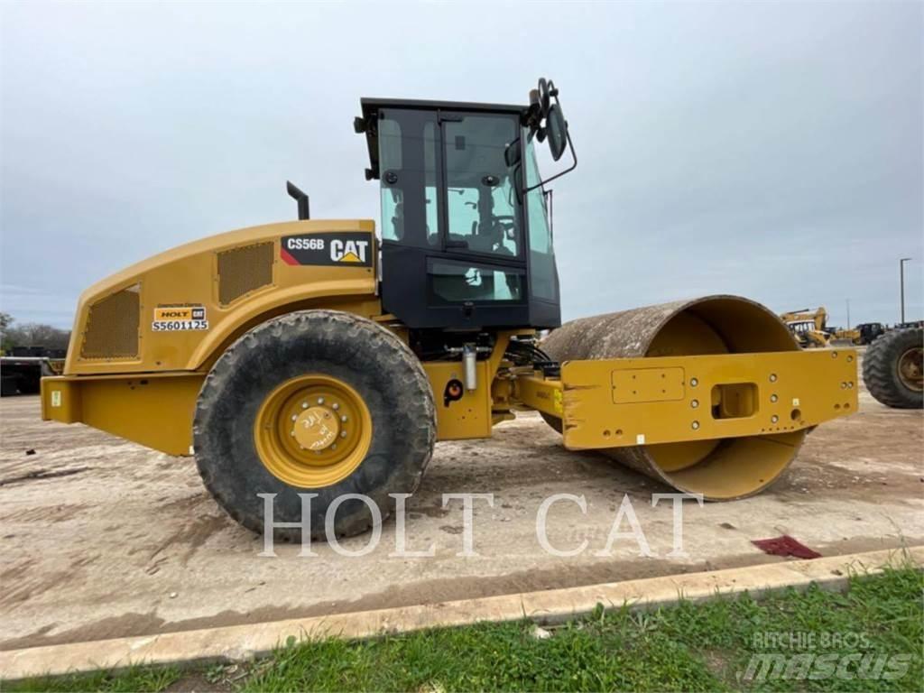 CAT CS56B CAB Single drum rollers