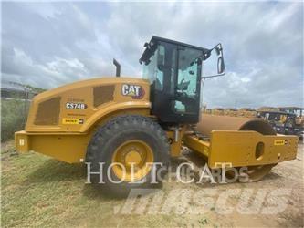 CAT CS74B CAB Single drum rollers