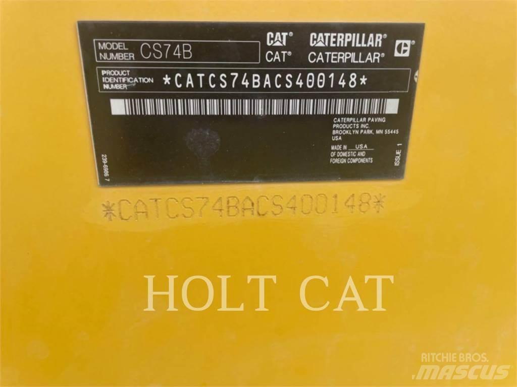 CAT CS74B CAB Single drum rollers