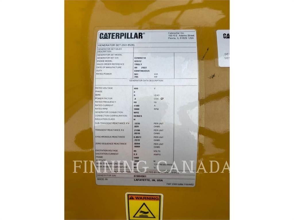 CAT G 3512 Diesel Generators