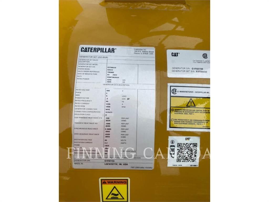CAT G 3512 Diesel Generators