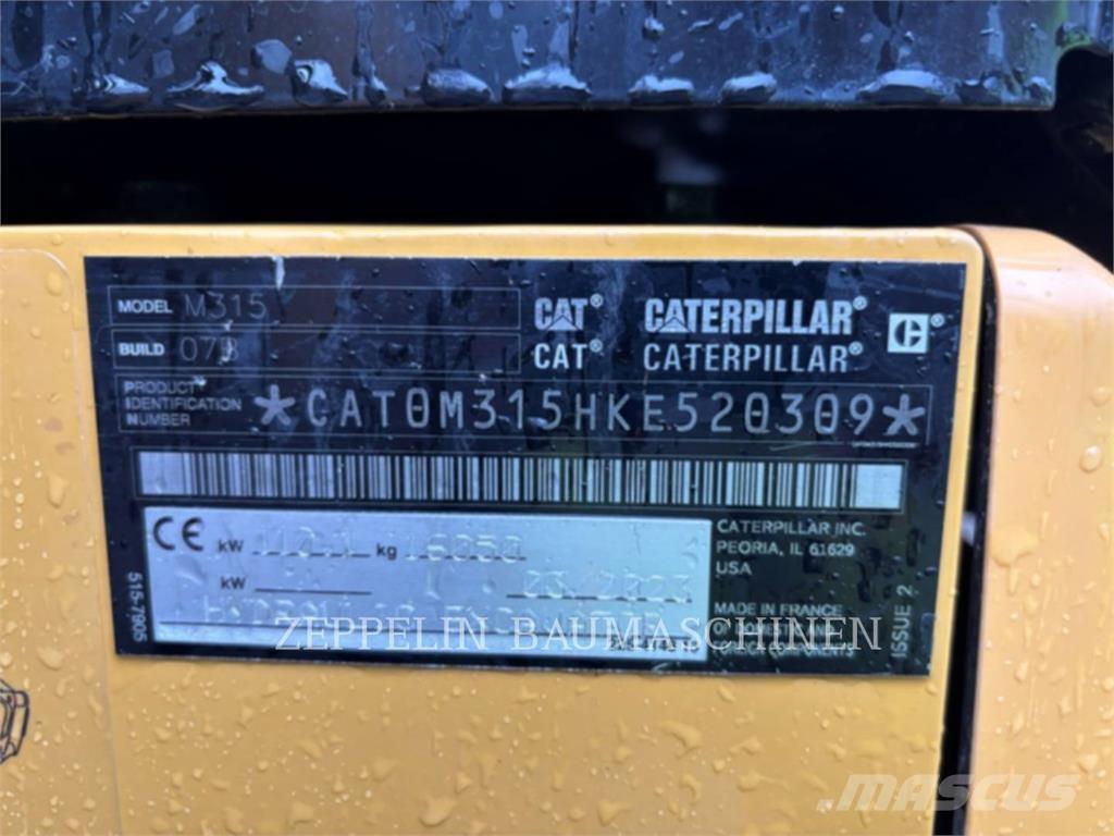 CAT M315-07A Wheeled excavators