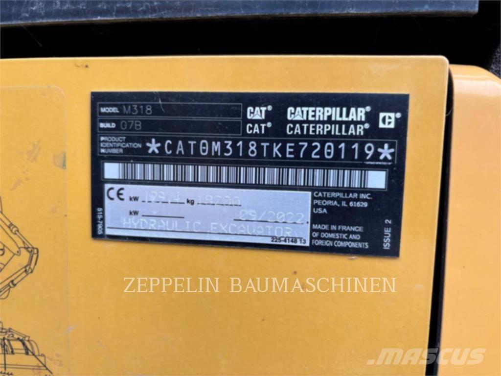 CAT M318-07A Wheeled excavators