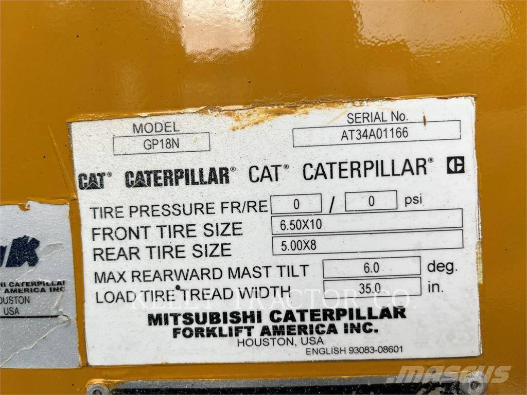 CAT MCFGP18N5 LPG trucks