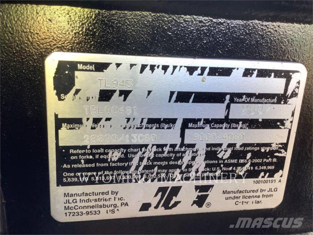 CAT TL943C Telescopic handlers