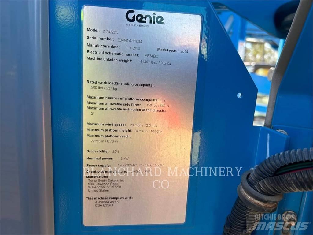 Genie Z34/22 Articulated boom lifts
