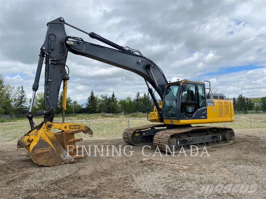 John Deere 210G Crawler excavators