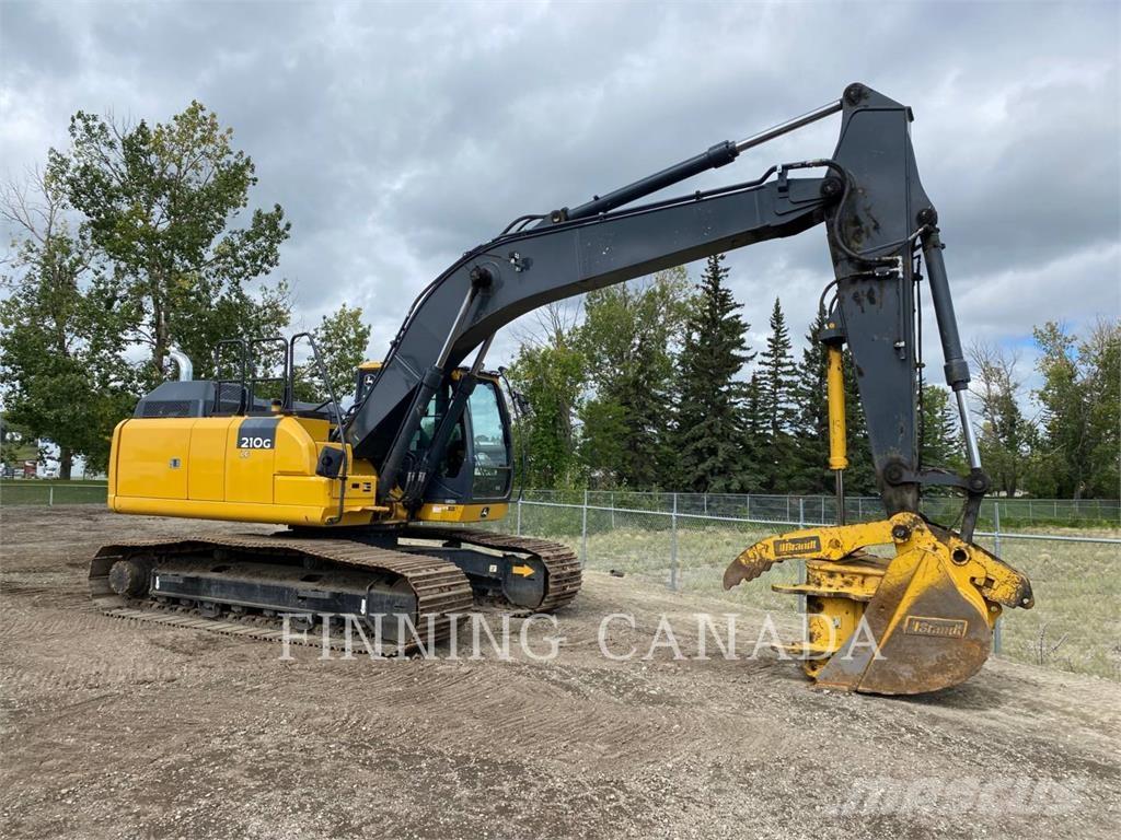 John Deere 210G Crawler excavators