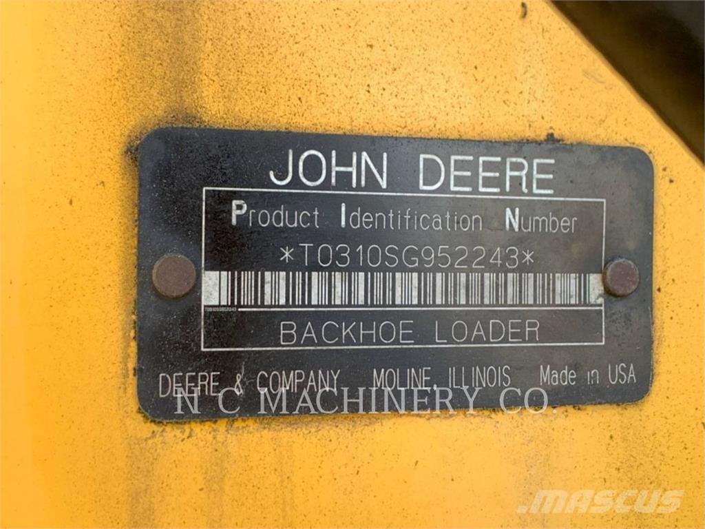 John Deere 310SG Backhoe loaders