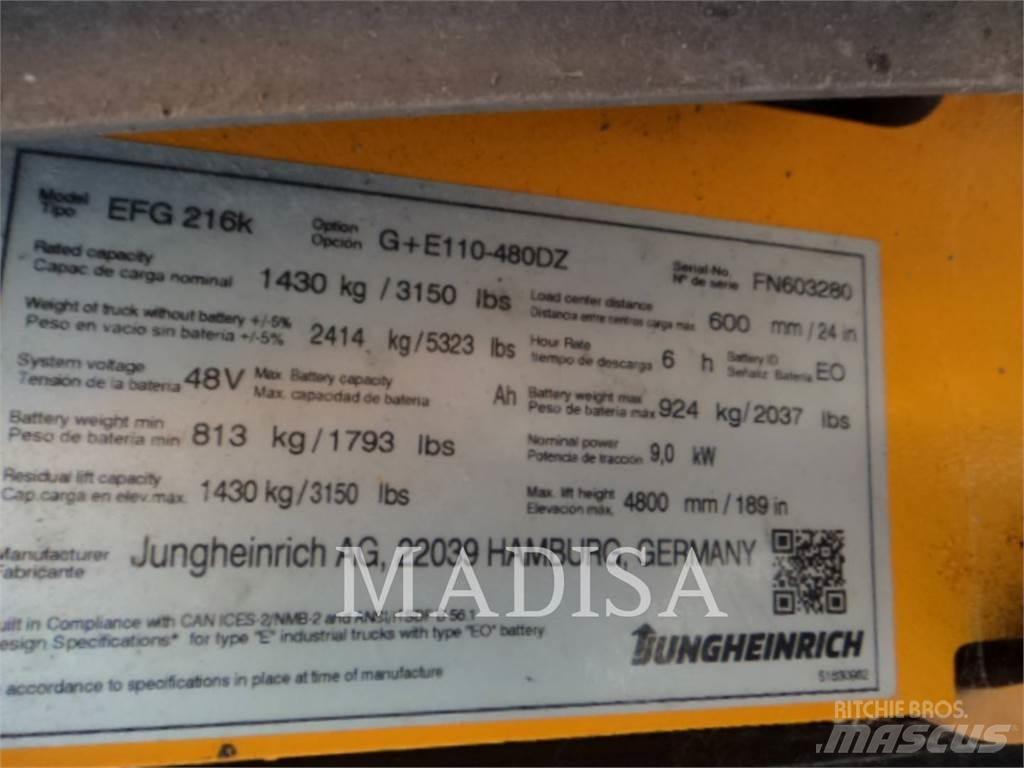 Jungheinrich EFG216K Forklift trucks - others