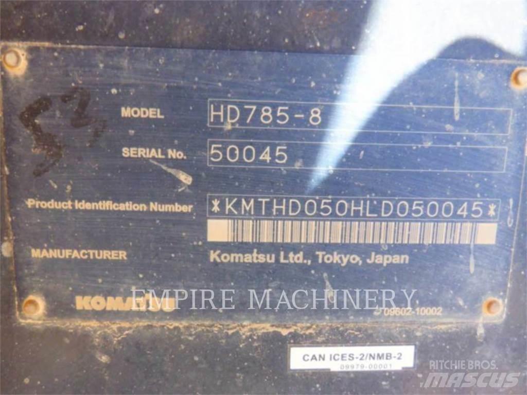 Komatsu HD785-8 Articulated Dump Trucks (ADTs)