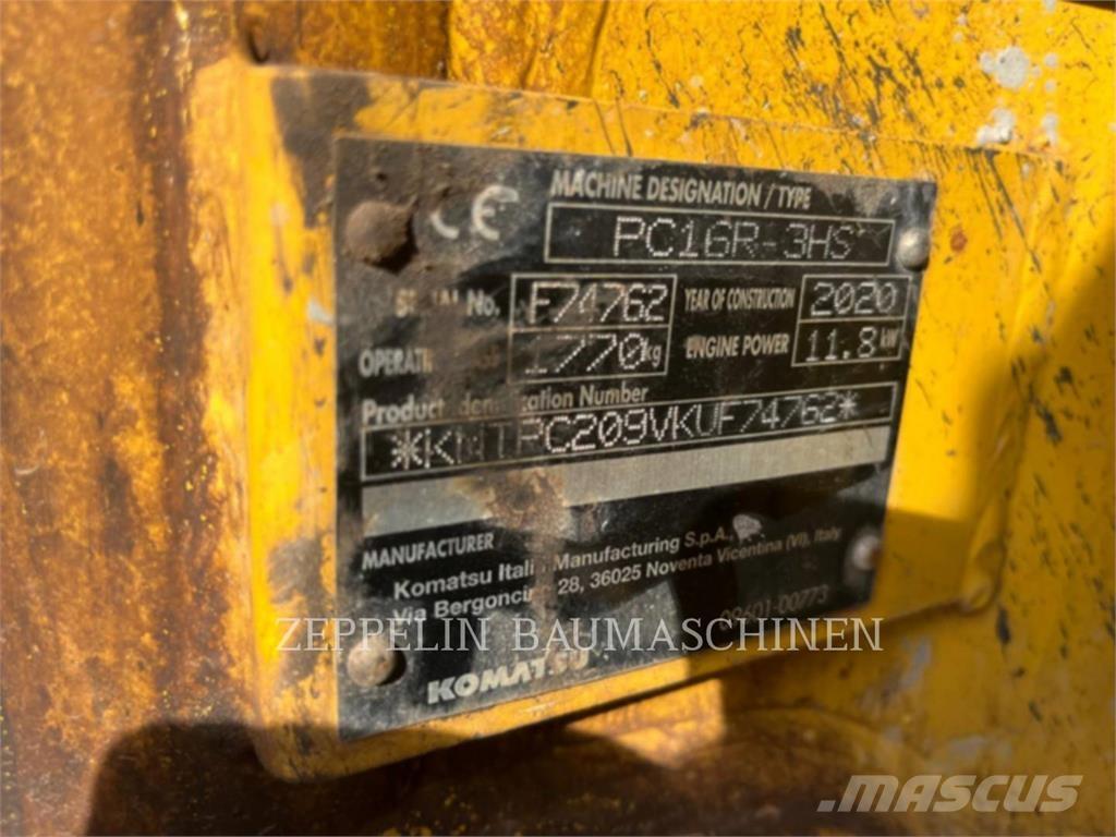 Komatsu PC16R Crawler excavators