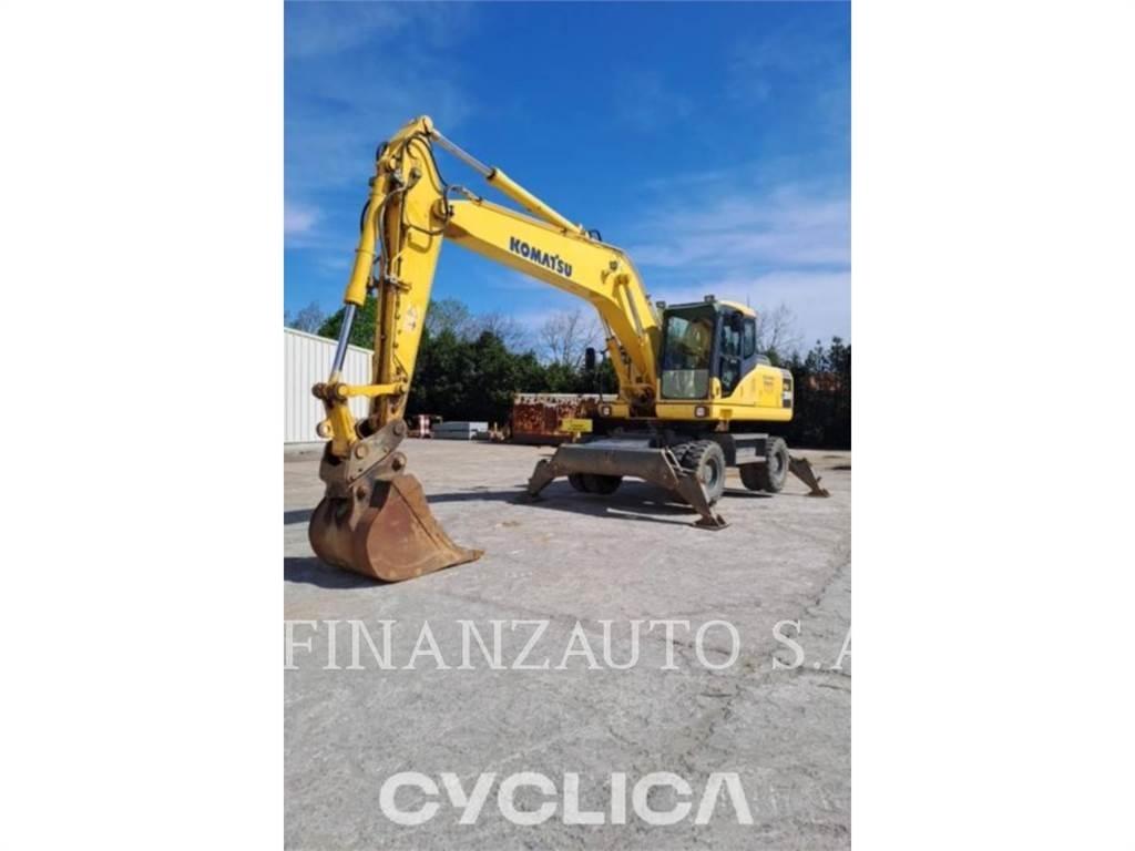 Komatsu PW200-7 Wheeled excavators