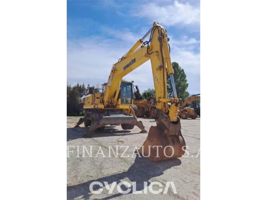 Komatsu PW200-7 Wheeled excavators