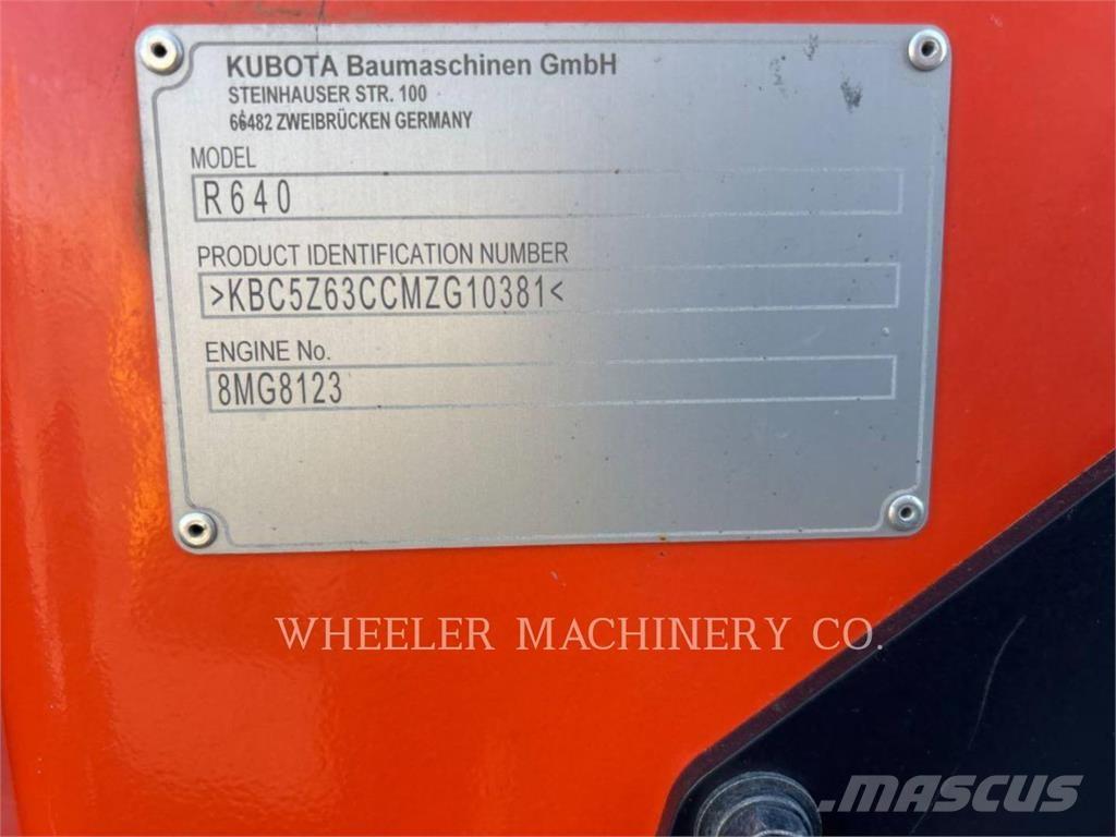 Kubota R640 CWL Wheel loaders