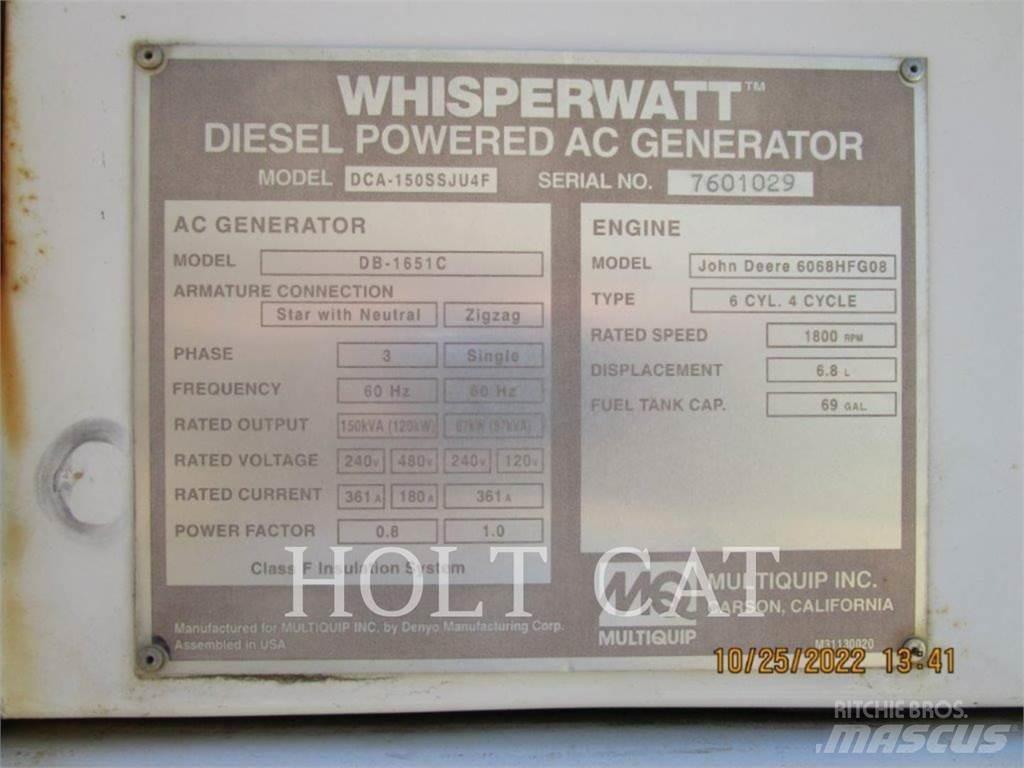 MultiQuip DCA150SSJU4F Other Generators