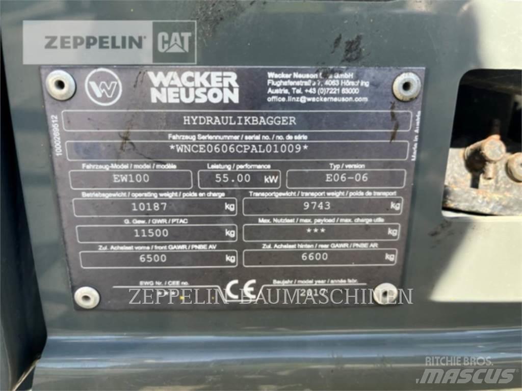 Neuson EW100 Wheeled excavators