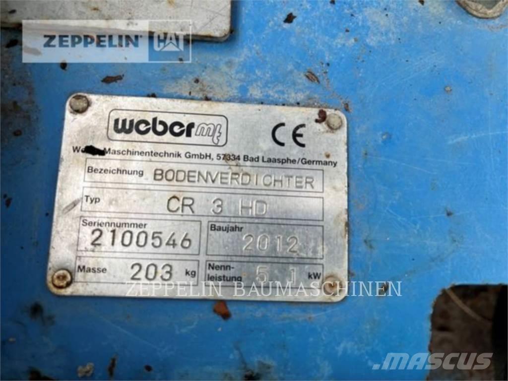 Weber CR-3HD Plate compactors