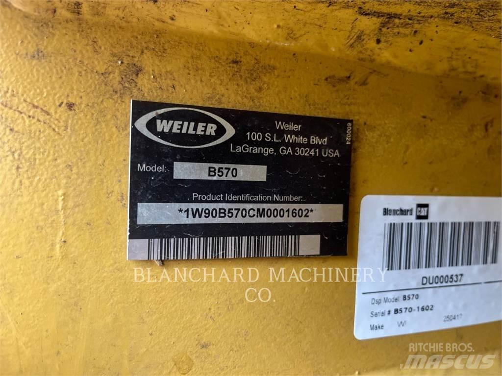 Weiler B570 Feller bunchers