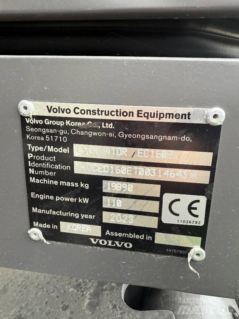 Volvo EC 160 E Crawler excavators