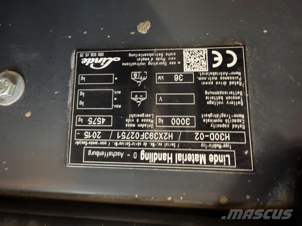 Linde H30D-02 Diesel trucks