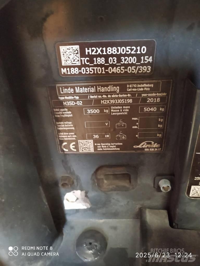 Linde H 35 D Diesel trucks