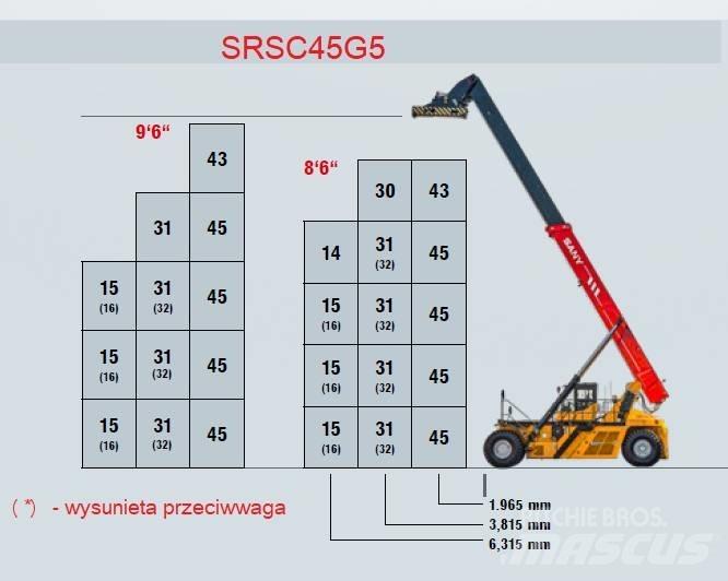 Sany SRSC45G5 Reachstackers