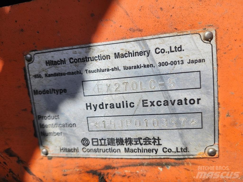 Hitachi EX 270 LC-5 Crawler excavators