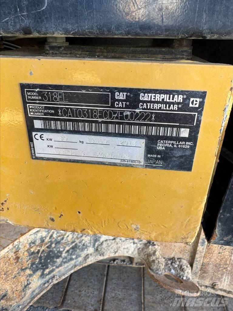 CAT 318 E L Crawler excavators