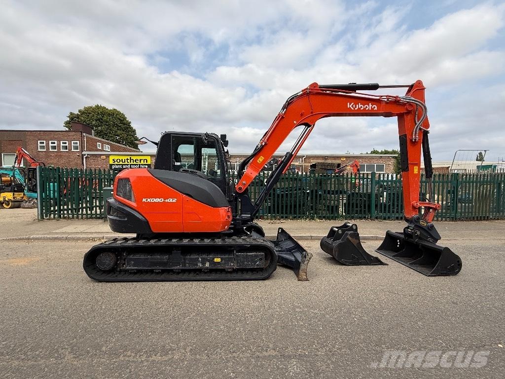 Kubota KX 080-4 Midi excavators  7t - 12t