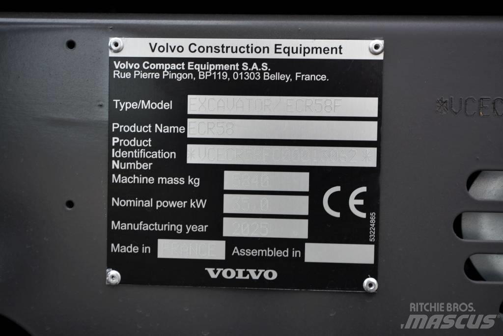Volvo ECR 58 F Mini excavators < 7t (Mini diggers)