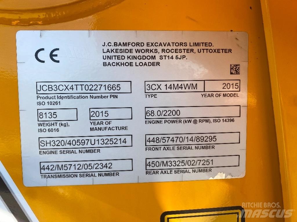 JCB 3 CX Backhoe loaders