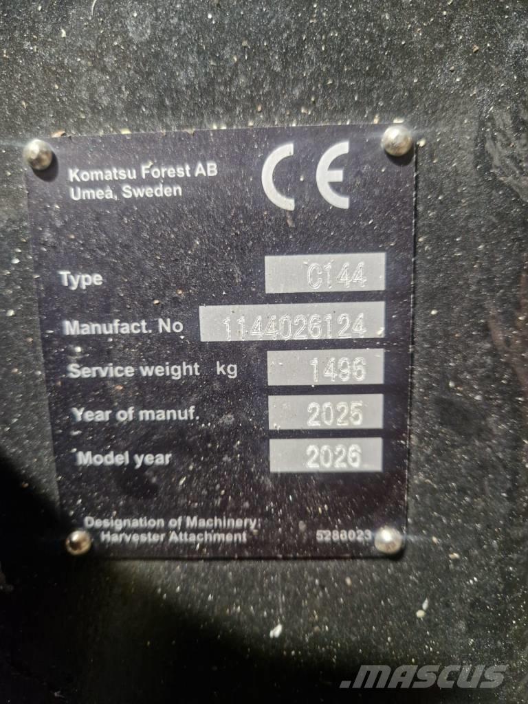 Komatsu C 144 Harvester heads