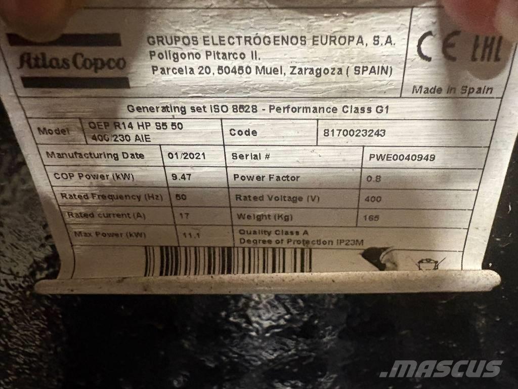 Atlas Copco QEP R 14 Petrol Generators