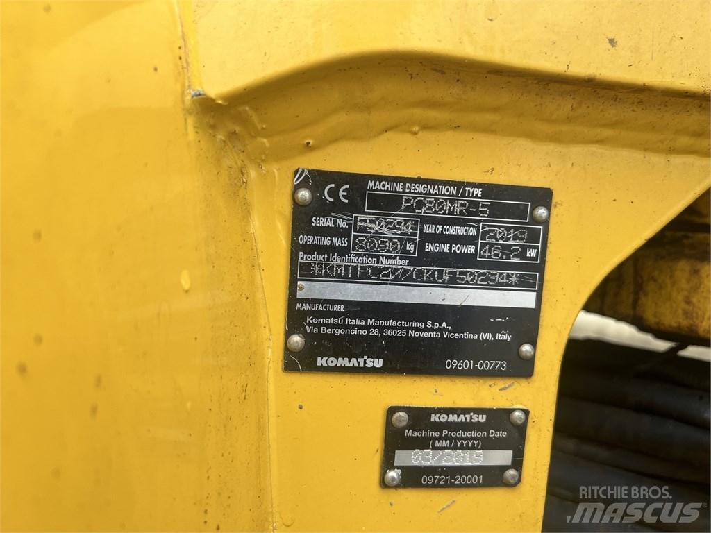 Komatsu PC 80 MR Midi excavators  7t - 12t