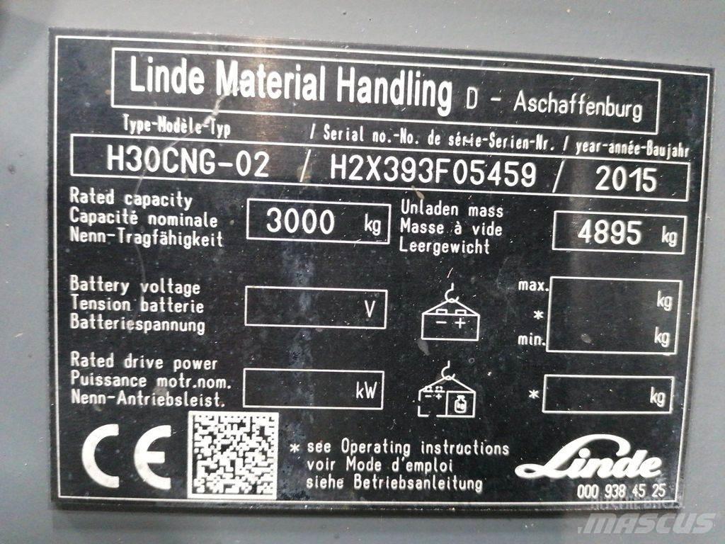 Linde H30T-02 LPG trucks