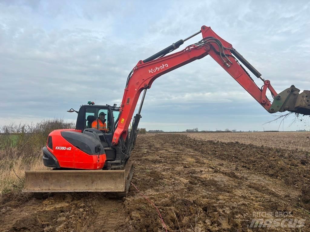 Kubota KX 80-4 Midi excavators  7t - 12t