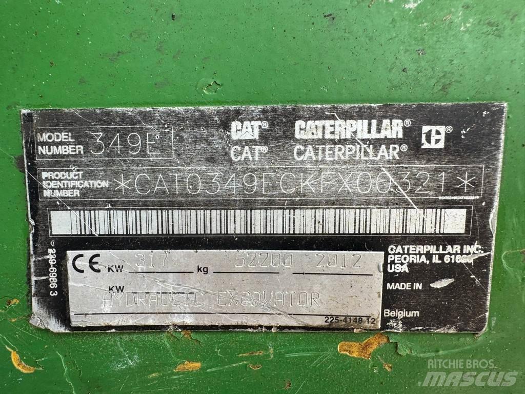 CAT 349E Crawler excavators
