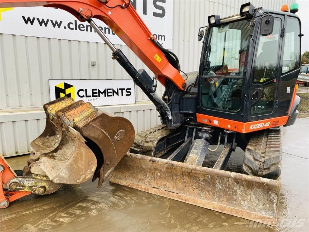 Kubota KX080-4a Midi excavators  7t - 12t