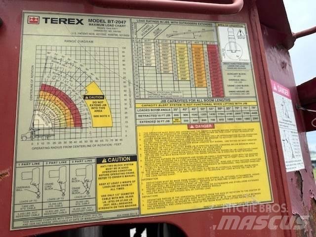 Terex BT 2047 Crane trucks