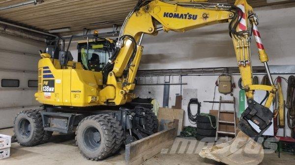 Komatsu PW 138 MR Wheeled excavators