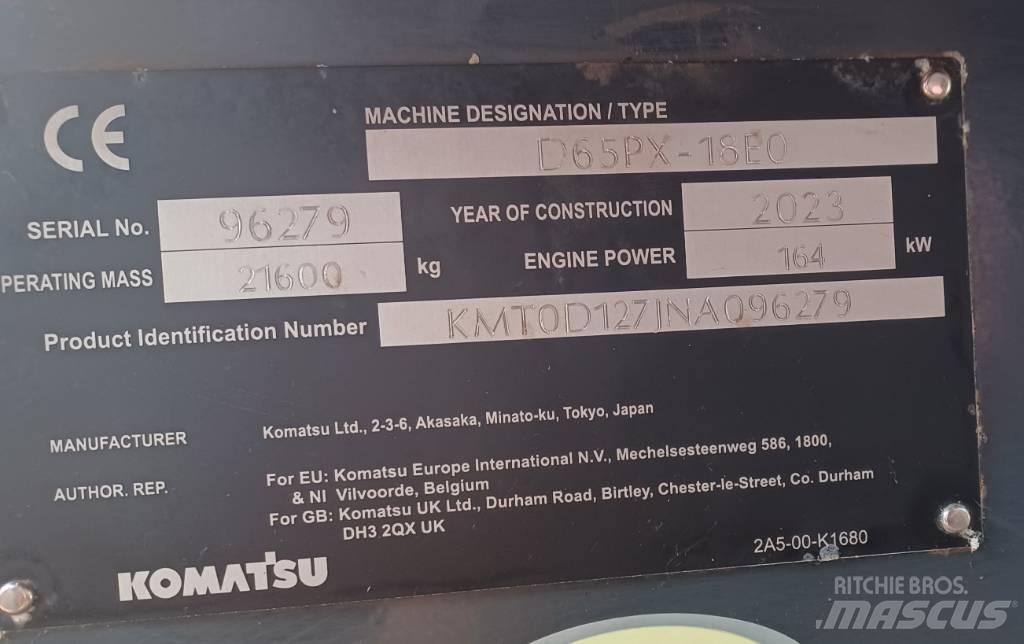 Komatsu D65PX-18 Crawler dozers