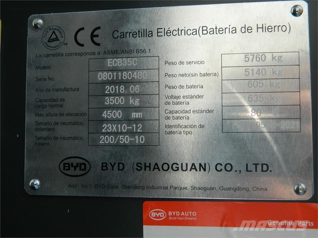 BYD ECB35C Electric forklift trucks