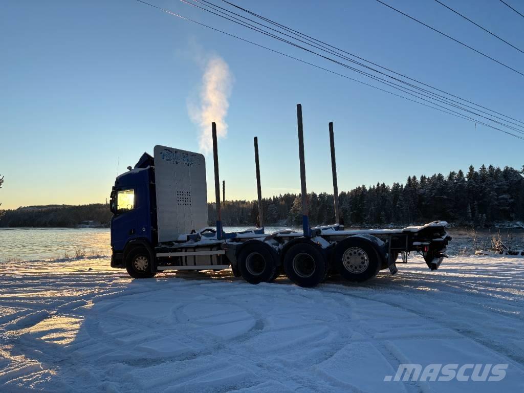 Scania R 650 Timber trucks